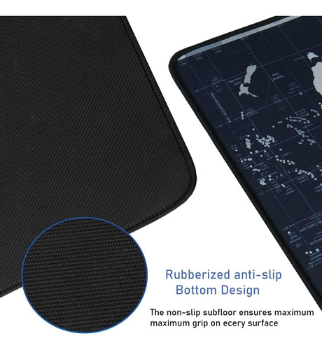 Alfombrilla De Ratón Para Juegos Grandes (31,5 X 15,7 Plug..