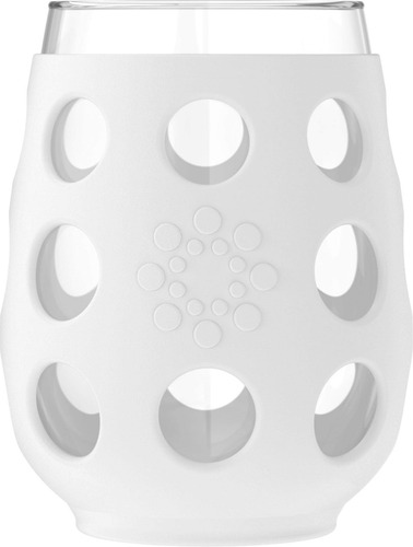 Lifefactory Copa De Vino Con Funda Protectora De Silicona, 4