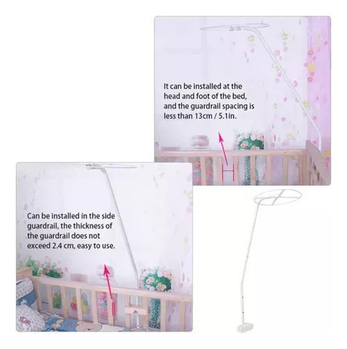 Para Mosquitera, Soporte Para Cuna O Toldo