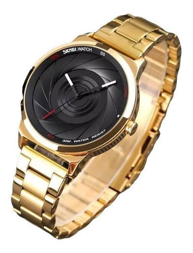 Reloj Caballero Skmei Pulso En Acero Incluye Estuche + Envio