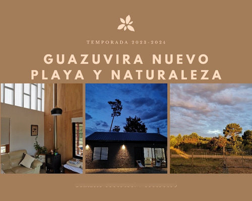 Guazuvira Nuevo Playa Y Bosque. Alquiler Por Temporada Casa 