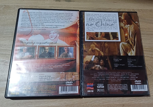 Dvd Trilogia Era Uma Vez Na China - Original - Novo