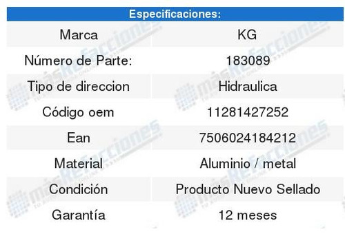Tensor De Accesorios Kg Bmw 320i 2.2l 01 A 05