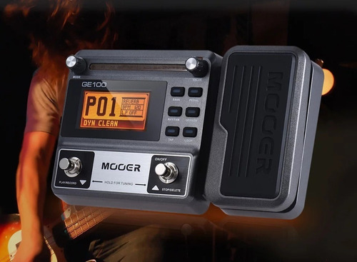 Pedal de efeito Mooer GE100 preto