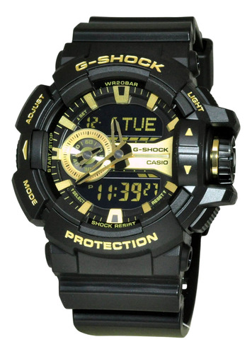 Reloj Casio Ga400gb-1a9 Para Hombre De Cuarzo Esfera Negra