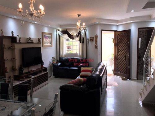 Sobrado Em Condomínio Fechado Com 3 Dormitórios ( 1 Suíte ), 3 Vagas À Venda, 92 M² Por R$ 750.000 - Mooca - São Paulo/sp - So0234