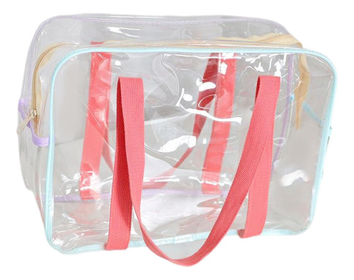 Protable Clear Tote Bag Bolsas De Aseo Pvc 35cmx26cmx13cm