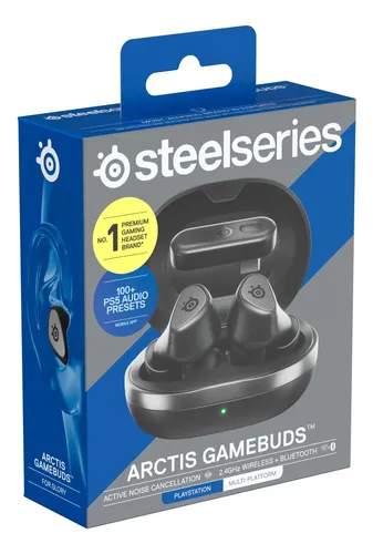 ヘッドホン steel series arctis gamebuds Steelseries Arctis Gamebuds Fones Gaming Sem Fio Preto | Frete grátis