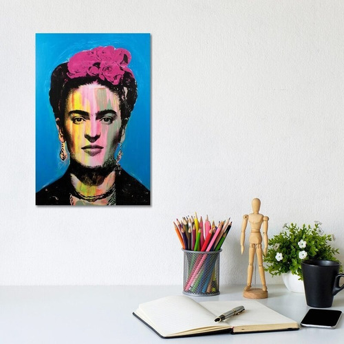Imagen 2 de 10 de Cuadros-frida Kahlo 6,decorativo,95x60cm-16k Resolución