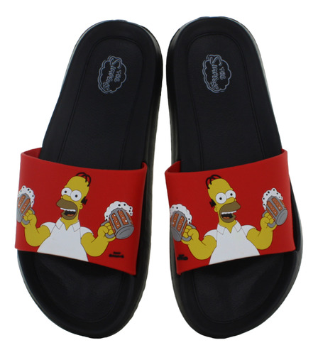 Simpsons Sandalia Casual Playa Homero Cervezas Hombre 87492