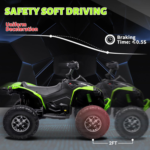 Jojoka Brp Can-am Quad - Vehículos Eléctricos De 12 V Para N
