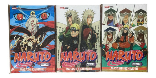 Naruto- Vol 47-48-49- Masashi Kishimoto- Panini