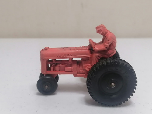 Auburn Rubber Toys Tractor Rojo Vinil 10cm C-22