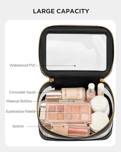 Organizador De Maquillaje Transparente Portátil Viaje Con Es