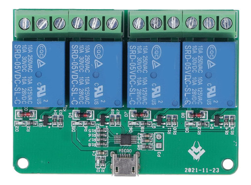 Modulo Rele Libre 5 V 4 Canal Placa Expansionsb Chip Control