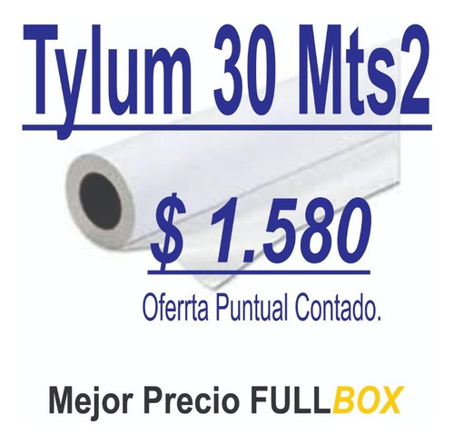 Imagen 3 de 5 de -tylum - Tyvek 30 Mt. Mejor Precio Fullbox $ 1580