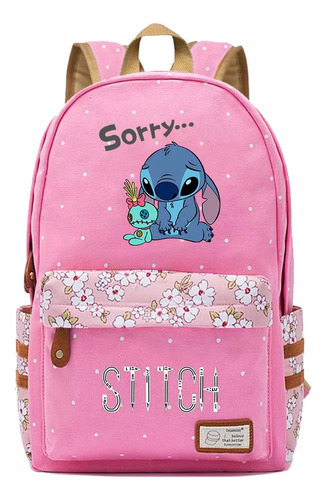 Mochila Escolar Lilo And Stitch Junior