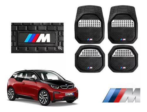 Tapetes 4pz Bandeja 3d Logo M-series Bmw I3 2014 A 2022