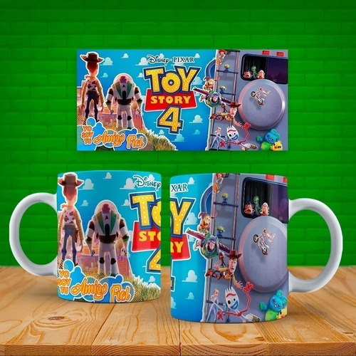 Plantillas Para Sublimar Tazas - Remeras Toy Story