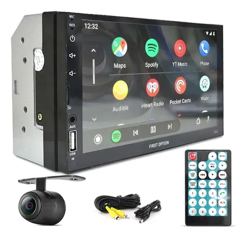 comprar Dvd 2 Din Central Multimídia Universal Mp5 Câmera Bt Espelha