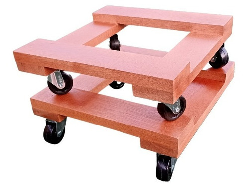 Base De Madera Para Maceteros 32 X 32 Cm - Soporta Peso 80kg