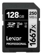 Comprar Memoria Sd Lexar Silver Series 1667x 128gb Uhs-ii U3 V60 4k