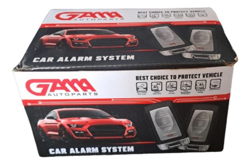 Alarma Para Carros Vehiculos Sencilla Marca Gama Accesorios