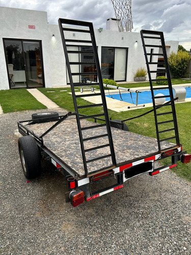 Tráiler Para Cuatriciclos Con Rampas