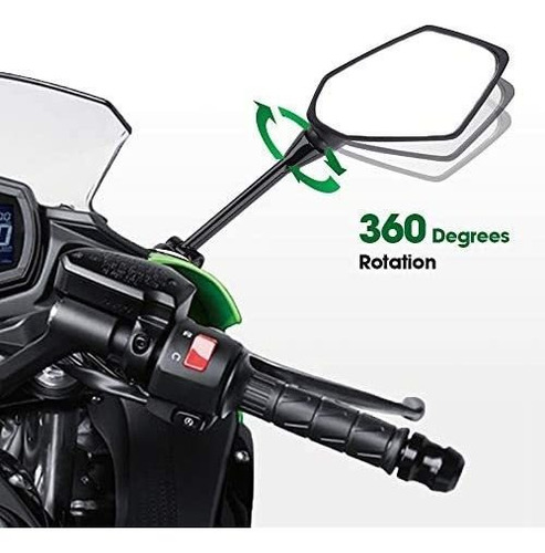 Imagen 4 de 9 de 2009-2016 Kawasaki Ninja 650r Espejos Para Ninja Er6f Er-6f