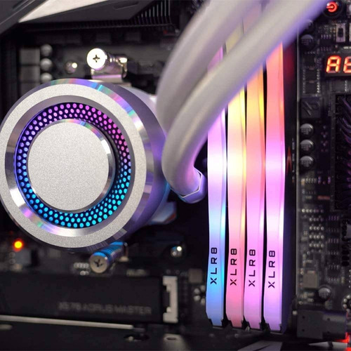 Imagen 7 de 9 de Memoria Ram Pny Xlr8 Gaming Epic-x Rgb Color Negro 16gb Ddr4