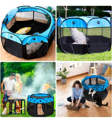 Corral Plegable Para Mascotas Talla Xxl Jaula Perros/gatos