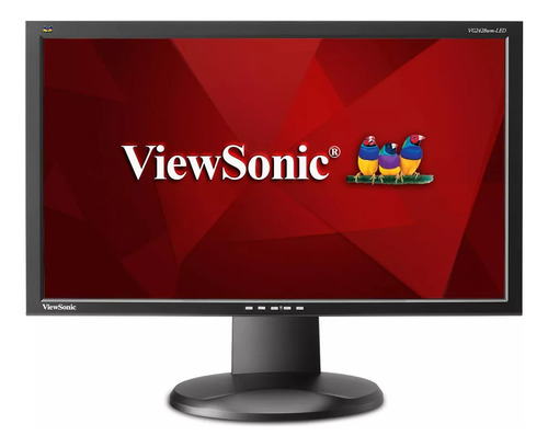 Excelente Monitor Viewsonic 24 Full Hd Base Teclado Y Mouse! (Reacondicionado)