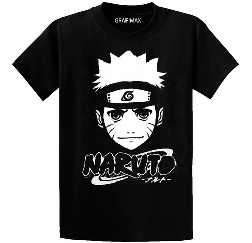 Polera Naruto Face Anime Grafimax Calidad 
