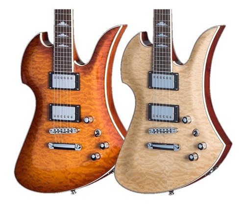 Guitarra Bc Rich Mockingbird Mk-5 Natural O Amberburst