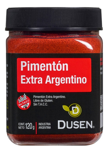 Pimentón Extra Argentino Kosher X120grs - Dusen 