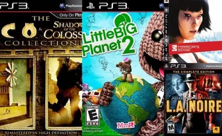 Ico And Shadow Of The Colossus + La Noire + Juegos Ps3