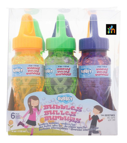Botella Para Hacer Burbujas De Jabon Juguete Para Niños