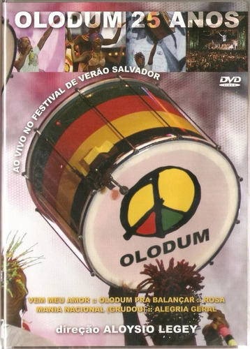 DVD de 25 años de Olodum, original nuevo y sellado