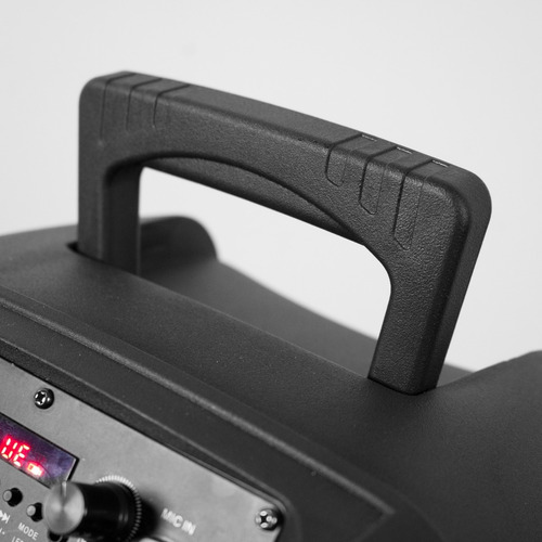 Parlante Crown Mustang CMB-812BT portátil con bluetooth y wifi negro 220V