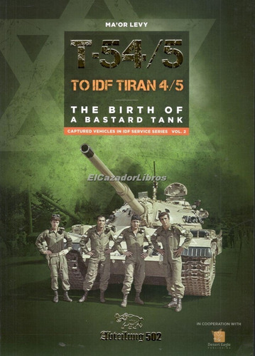 T-54 T-55  To Idf Tiran Libro Tanques Israelies Modelismo Ak