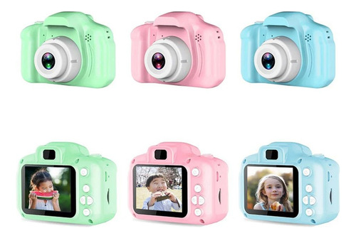 Mini Camara De Fotos Infantil Digital Recargable Con Juegos