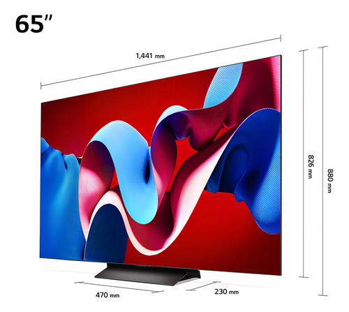 Televisor inteligente 4K LG Oled Evo 65, 144 Hz, A9 Ger 7 - OLED65c4
