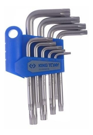 Jogo De Chave Torx Tipo L (9 Pçs) -20309pr - King Tony