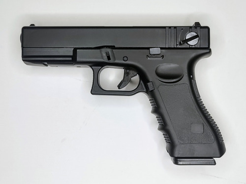 Pistola Airsoft Gun Glock 18c Auto,blowback, Kit Completo