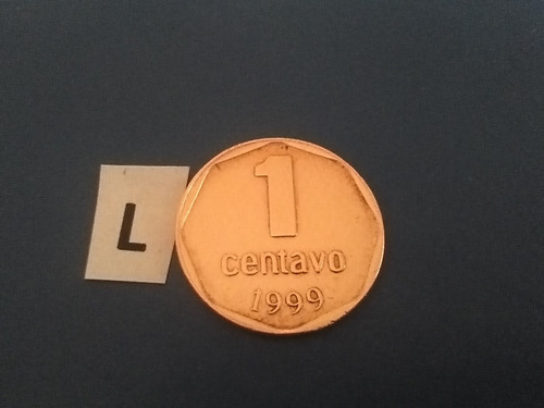 Monedas De 1 Cobre Año 1999 Un Centavo Argentino Convertible