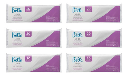 Depilatorio Depil Bella Papel C/20 Gran Style - Kit Com 6un