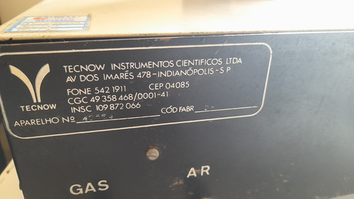Fotômetro De Chamas Pagassavs Ii Tecnow Para Conserto Peças (Usado)