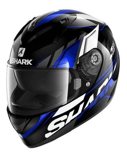 Capacete Para Moto Shark Ridill 1.2 Phaz Kbw S (56) Cor Preto Tamanho do capacete 56