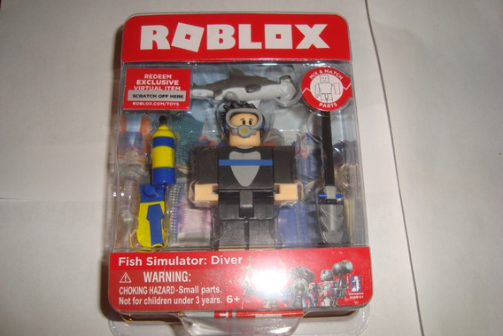 Detalles Acerca De Simulador De Peces Roblox Diver 3in Cã³digo De Juego Virtual Con Figura Menta En Paquete Mostrar Tã­tulo Original