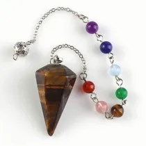 Comprar Péndulos Adivinación De Chakra Colgante Cristal De Cuarzo